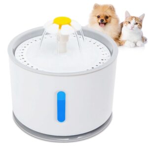 Automatic Dog Cat Water Fountain Electric LED